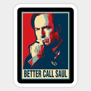 Vintage Better Call Character Film Sticker